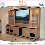 Economical Stylish Glass and Wood TV Stand