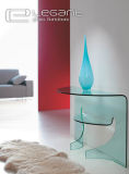 Creative Clear Glass Console Table Factory Price