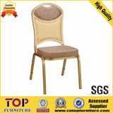 Hotel Furniture Banquet Room Gold Frame Stacking Metal Restaurant Banquet Chair