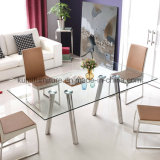 Stainless Steel Simple Style Dining Table