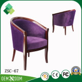 Fancy Style Upholstered Chair for Living Room in Beech (ZSC-67)