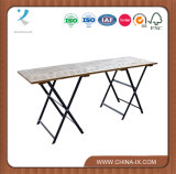 Retail Display Wooden Long Trestle Table