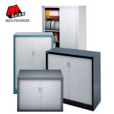 Functional Electrostatic Powder Coating Metal Tambour Door Storage Filing Office Cabinet