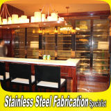 Modern Stainless Steel Bar Wine Cabinet for Hotel KTV Bar