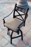 Garden Swivel Bar Chair Cast Aluminum Furniture