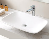 A06 Countertop Artificial Stone Sink Top-Mounted Solid Surface Basin