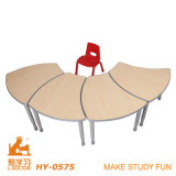 Colorful Kindergarten Furniture&Adjustable Wooden Table