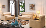 Home Furniture Living Room Sofa with Genuine Leather with Wooden