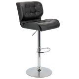 Modern Style PU Leather Bar Stools with Metal Base