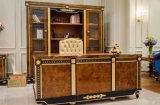 0069 Solid Wood Covered Luxury Veneer High Gloss Painting Home Office Desk