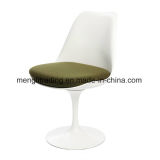 Modern Dining Side Chairs with Fabric Cushion in Red