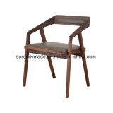 Restaurant Furniture Padded Seat Wooden Dining Chair