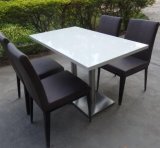 Solid Surface Restaurant Furniture Rectangle Dining Table
