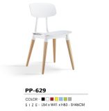 White Plastic Stacking Chair for Home Decoration (PP629)