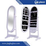 Siver Finished Dressing Framed Wall Mirror/ Standing Dressing Mirror for Home Decoration