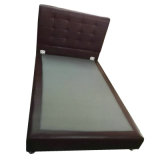 Modern Leather Bed, Simple Bed (6027)