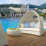 Bird's Nest Sofa Sunshine Lounge Beach Circular Dome; Garden Furniture Rattan Sunbed (T586)