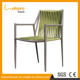 Leisure Garden Home Polyester Rope Chair Powder Coated Aluminum Hotel Dining Furniture