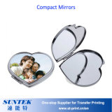 Blank Sublimation Double Magnifying Compact Cosmetic Make up Hand Mirror