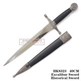 Western Historical Daggers King Arthursword Dagger Stainless Steel Town House Decoration Sword European Dagger The Film and Television Arts and Crafts Daggers