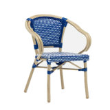 Outdoor Furniture Paris Rattan Bistro Chair for Cafe/Restaurant