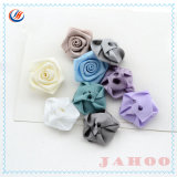 Polyester Satin Ribbon Colorful Rose Bows for Gift Packing, Cosmetic Box Decoration