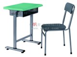 School Plastic Table and Wood Chairs Set School Furniture Set