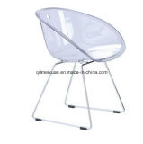 Bow Word Foot Chair Acrylic Crystal Crystal Chair Crystal Transparent Chair Chair High-End Restaurant (M-X3455)