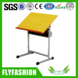 School Furniture Wooden Drafting Desk for Wholesale (SF-10T)