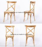 High Quality Wooden Cross Back Chair for Restaurant