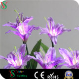 Classic Artificial Lily Flower Lights for Wedding Decoration