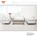 Modern Design Office Leather Sofa Covered with Metal Leg (HY-S1010)