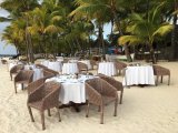 Wedding Events Beach Rattan Sofa Chairs Wf050042