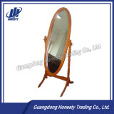 C125 Modern Oval Wood Dressing Mirror with Frame