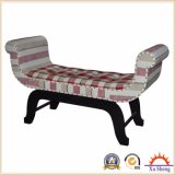 Bedroom Furniture Bed Bench Upholstered U-Shape Linen Fabric Tufted Loveseat Bench