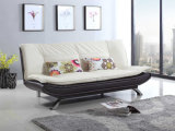Modern Living Room Leather Sofa Bed, White (HC815)