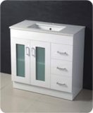 MDF Bathroom Cabinet with Sleek Basin