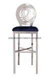 Metal Frame Bar Stools with Leather Seat