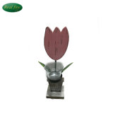 Pastoral Style Flower Candle Holder Wooden for Wedding Decoration