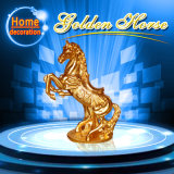 Golden Horse Style Sandstone Sculpture Statue for Garden Decorations