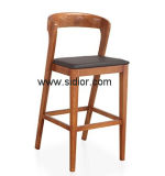 (SD-1012B) Modern Hotel Restaurant Furniture Wooden High Barstool Bar Chair