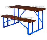School Furniture Student Double Dining Table and Chair
