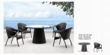 Outdoor Chair and Round Table with Glass Top