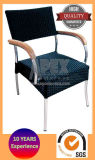 Aluminium Outdoor Furniture Wicker Chair with Wood Armrest (AS1018ARW)
