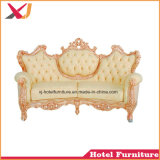 Gold Wooden Royal Sofa for Wedding/Restaurant/Hotel/Home/Banquet