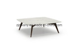 Modern Furniture Marble Tea Table Square Table (T-98)
