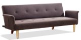 Guangdong Fabric Sponge Wood Legs Design Functional Sofa Bed