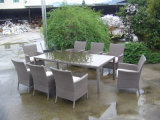 Waterproof Rattan Wicker Table and 8 Chairs Outdoor Furnitures (FS-2065+2066)