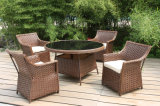 Soft Cushion Lounge Sofa Coffee Table Rattan Outdoor Furniture (FS-2731+2732)
