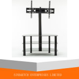 Wholesale Black Modern High Quality Glass TV Stand